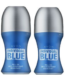 Дезодорант-антиперспирант "Individual Blue" для мужчин, 50 мл 2 шт Avon