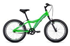Велосипед FORWARD COMANCHE 20 1.0 (20" 1 ск. рост 10.5") 2019-2020, светло-зеленый/белый