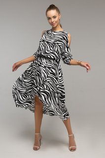 Платье женское Петербургский Швейный Дом 1449-1 белое 54 RU