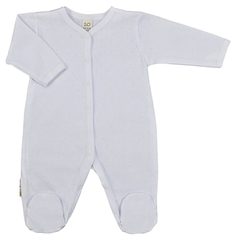 Комбинезон Lucky child ажур голубой 56-62 см