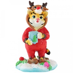 Фигурка Magic Time Тигр в костюме оленя 9,5 см