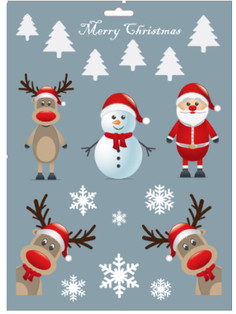 Наклейка "Веслый новый год", 30x40 см Подарки и сувениры