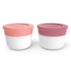 Соусницы с крышкой mb temple малые 2 шт. pink flamingo + blush monbento