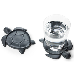 Подставка под стаканы save turtle, темно-серый Qualy