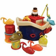 Игрушки для ванны B.Toys Fish & Squish бежевый 68607