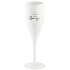Бокал для шампанского superglas club no. 1 life is better with champagne, 100 мл Koziol