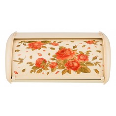 Хлебница (35.5x23x14.5 см) Корейская роза 938-055