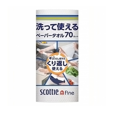 Бумажные кухонные полотенца рулон Nippon Scottie Fin, 70 лист. Crecia