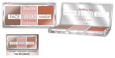 Палетка для контурирования Alvin Dor Face Contour Makeup Trio Palette