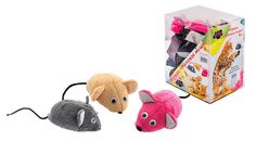 Игрушка для кошек "Мышка меховая" 9см, ТМ "Zoo-M", 1шт