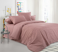 Комплект постельного белья Цветущий миндаль 2-спальный перкаль розовый Текс Дизайн