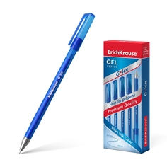 Ручка гелевая ErichKrause G-Ice, цвет чернил синия (в коробке по 12 шт.)