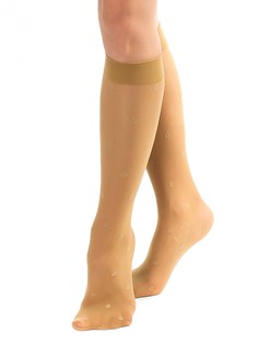 Капроновые гольфы женские Trasparenze Primula (g) бежевые UNICA