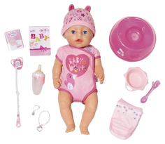 Кукла Zapf Creation Baby born 833-698 Бэби Борн девочка с магическими глазками 43 см.