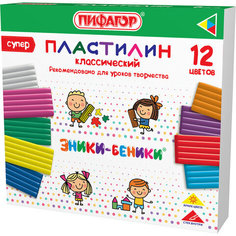 Пластилин Пифагор Эники Беники Супер классический 12цв 106429
