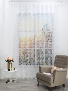 Тюль Amore Mio Деворе 300x270, белый 3225, 1 шт.