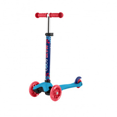 Самокат Трехколесный Maxiscoo Baby со Светящимися Колесами Голубой MSC-B072105