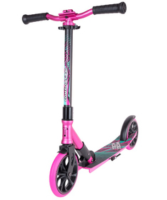 Самокат Tech Team городской comfort 210r (колеса 200 мм рама alu) складной black/pink