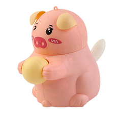 Интерактивная игрушка Игрушки со светом и музыкой К 1050 - 03 свинка розовая заводная