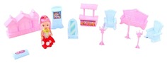 Мебель для кукол "Гостиная" с куклой Shantou
