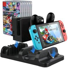 Подставка для консоли + зарядная станция + держатель DOBE (TNS-895) Switch
