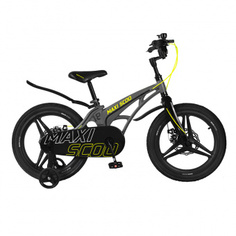 Детский двухколесный велосипед Maxiscoo Cosmic 18" Делюкс, Серый Матовый MSC-C1815D