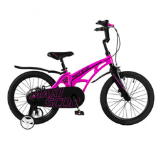 Детский двухколесный велосипед Maxiscoo Cosmic 18", Розовый Матовый MSC-C1816