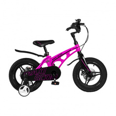 Детский двухколесный велосипед Maxiscoo Cosmic 14" Делюкс, Розовый Матовый MSC-C1416D