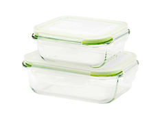 Набор прямоугольных контейнеров Eley ELSTP0008G 370 мл,630 мл