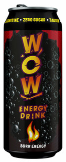 WOW Energy Drink 0,5 л Burn Energy Упаковка 12 шт.