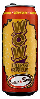 WOW Energy Drink 0,5 л Cream & Soda Мини-набор 6 шт.