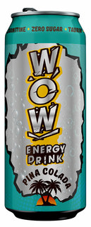 WOW Energy Drink 0,5 л Pina Colada Упаковка 12 шт.