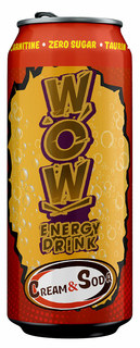 WOW Energy Drink 0,5 л Cream & Soda Мини-набор 3 шт.