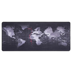 Игровой коврик для мыши, "Карта", 30х80 см No Brand