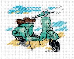 Набор для вышивания Klart «Зарисовки. На берегу» 8-388