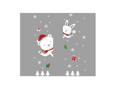 Интерьерная наклейка Новогодние игрушки Fachion Stickers