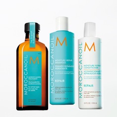 Набор MOROCCANOIL #1 Масло 100 мл + шампунь 250 мл + кондиционер 250 мл