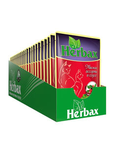 Влажный корм для кошек Herbax , мясное ассорти, 24шт по 100г