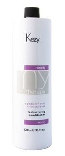 Кондиционер KEZY реструктурирующий с кератином 1000мл, Линия MY THERAPY REMEDY KERATIN