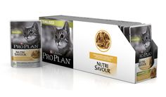 Влажный корм для кошек PRO PLAN Nutri Savour Sterilised, курица, 24шт, 85г