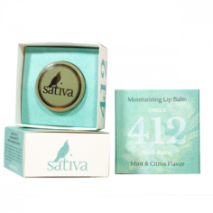 Бальзам для губ увлажняющий Sativa №412, 8г