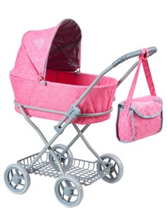 Коляска для кукол классическая Buggy Boom для кукол Mixy 8019-2226 с козырьком