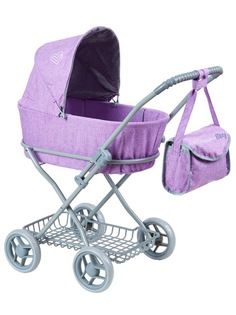 Коляска для кукол классическая Buggy Boom для кукол Mixy 8019-2236 с козырьком