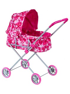 Коляска для кукол классическая Buggy Boom для кукол Mixy 8013-M1805 с козырьком