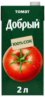Сок томат Добрый с солью 2 л
