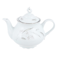 Чайник Thun1794 Серебряные колосья, отводка платина 1,2 л