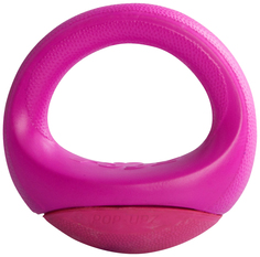 Игрушка для собак Rogz кольцо-неваляшка, розовый S