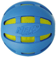Игрушка для собак Nerf Мяч хрустящий, зеленый, синий, 10 см
