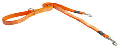 Универсальный поводок для собак Rogz, нейлон, пластик, оранжевый, длина 1.8 м