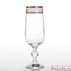 Бокалы Для Шампанского Клаудия 43081 180 Мл. 6 Шт. Crystalex Bohemia
